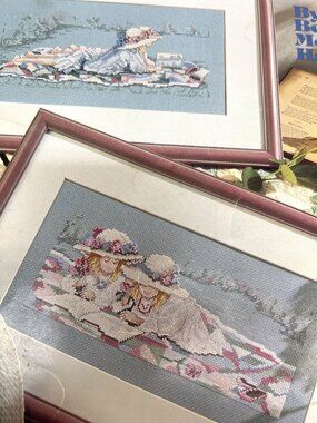 Flowers For Mom Cross-Stitch Pattern Book 1 By Betty Morris Hamilton